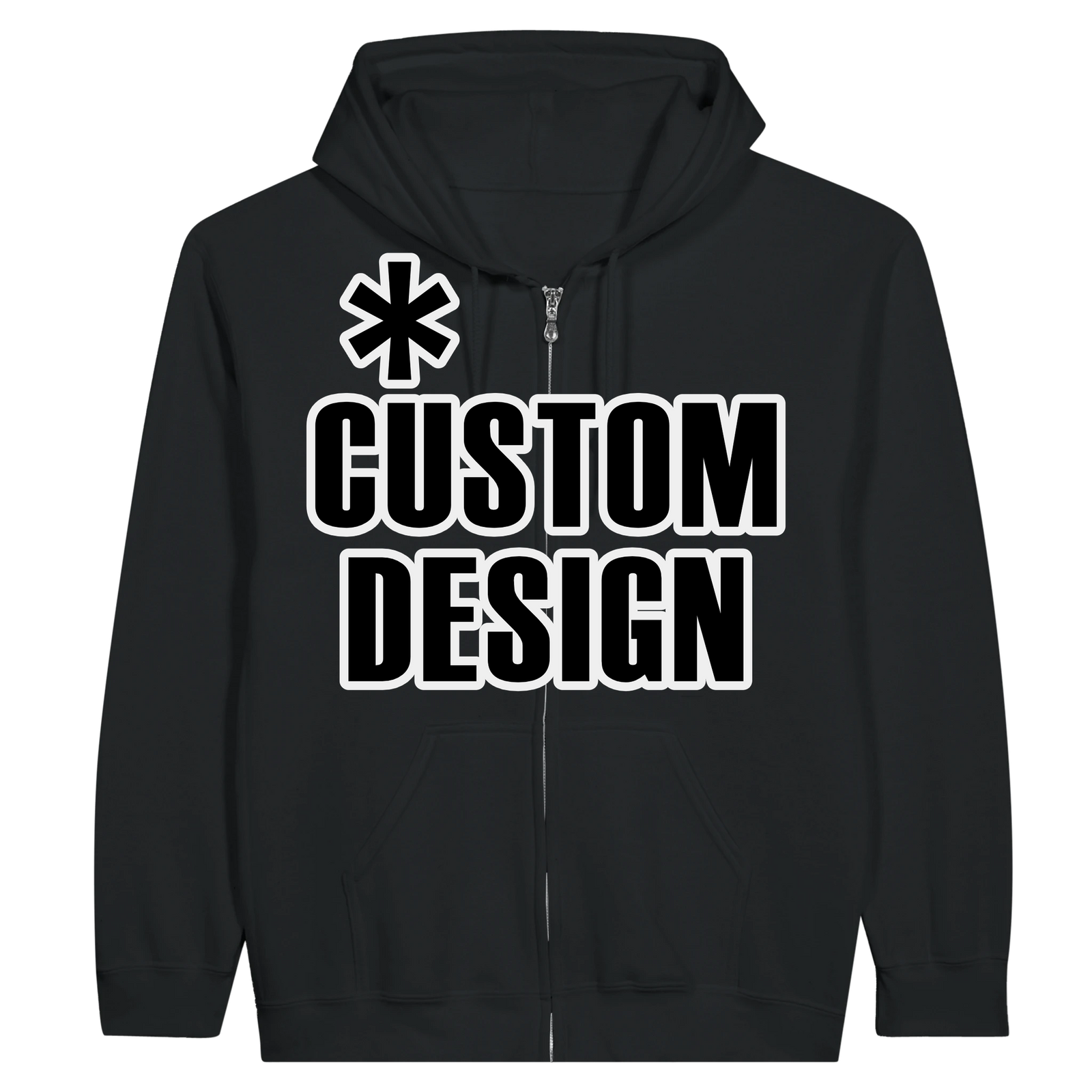 Hoodies for Good Custom design on a Hoodie: Adult Zipped. Color: Black
