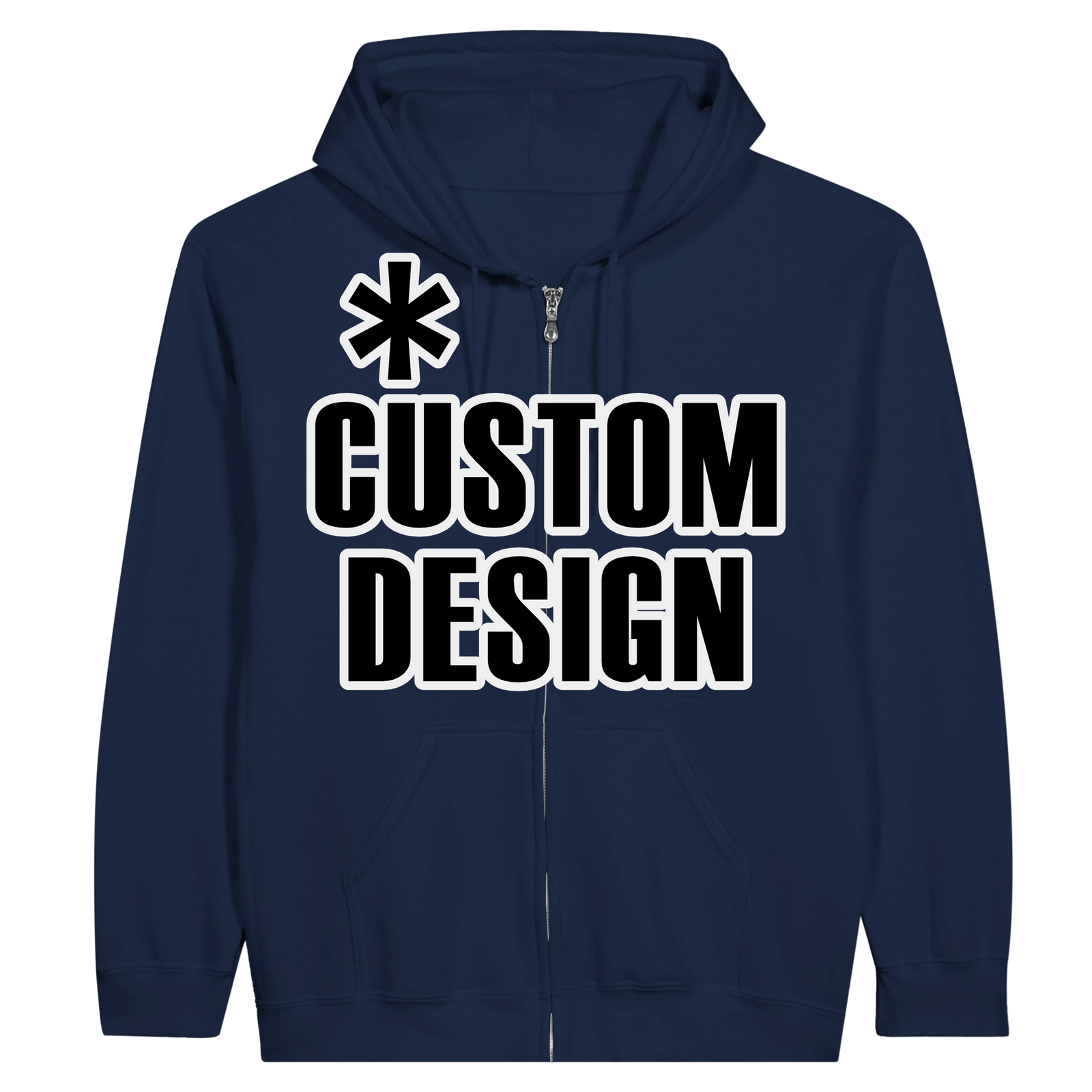 Hoodies for Good Custom design on a Hoodie: Adult Zipped. Color: Navy