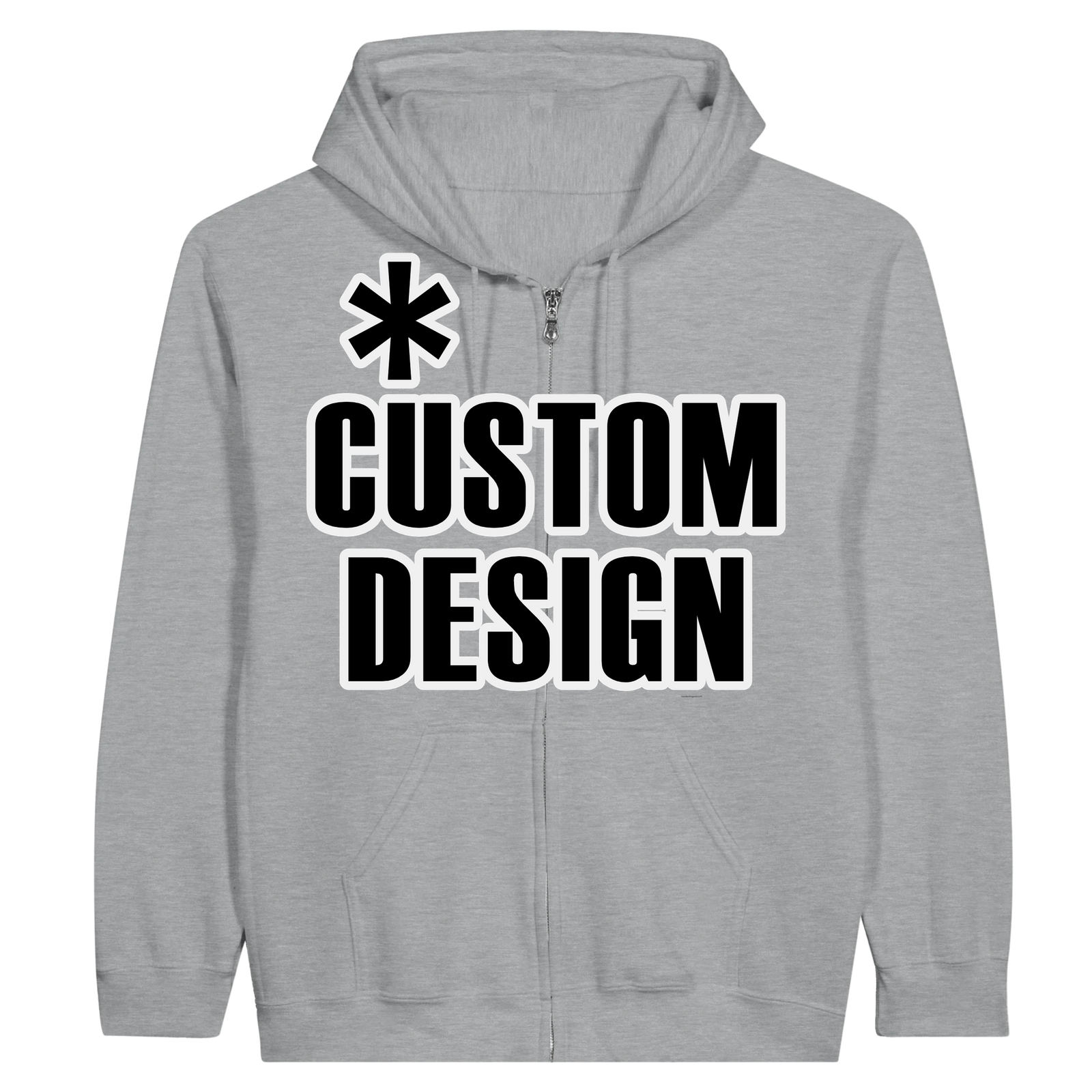 Hoodies for Good Custom design on a Hoodie: Adult Zipped. Color: Sports Grey