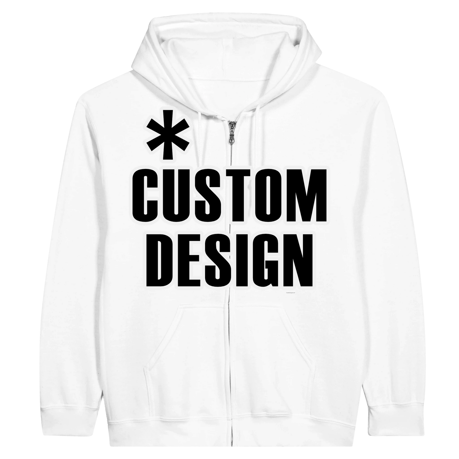 Hoodies for Good Custom design on a Hoodie: Adult Zipped. Color: White