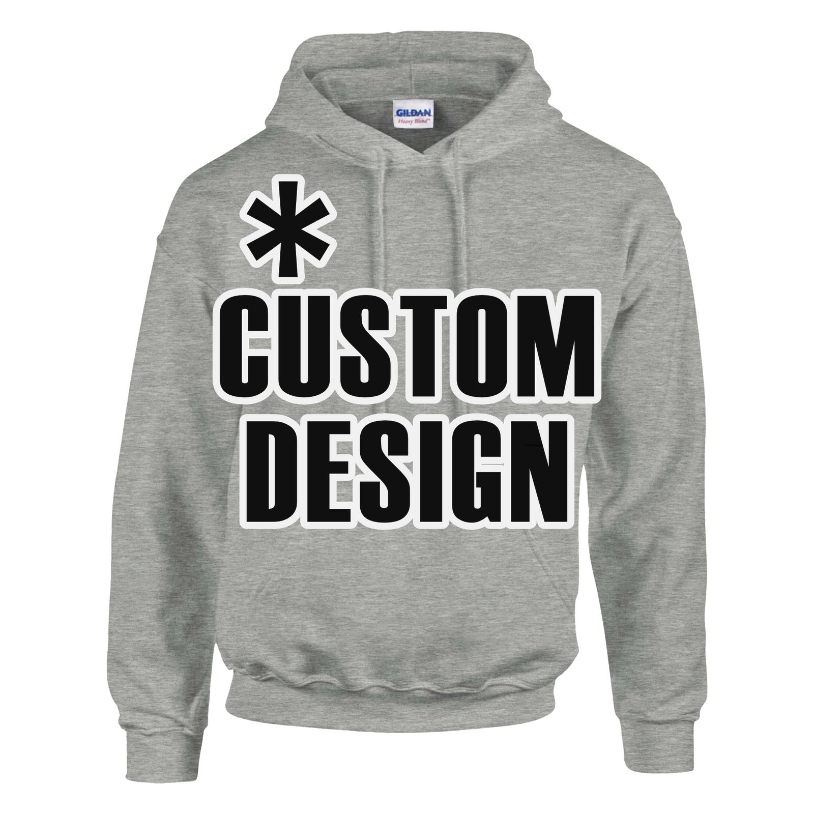 Hoodies for Good Custom design on a Hoodie: Pullover Adult. Color: Ash