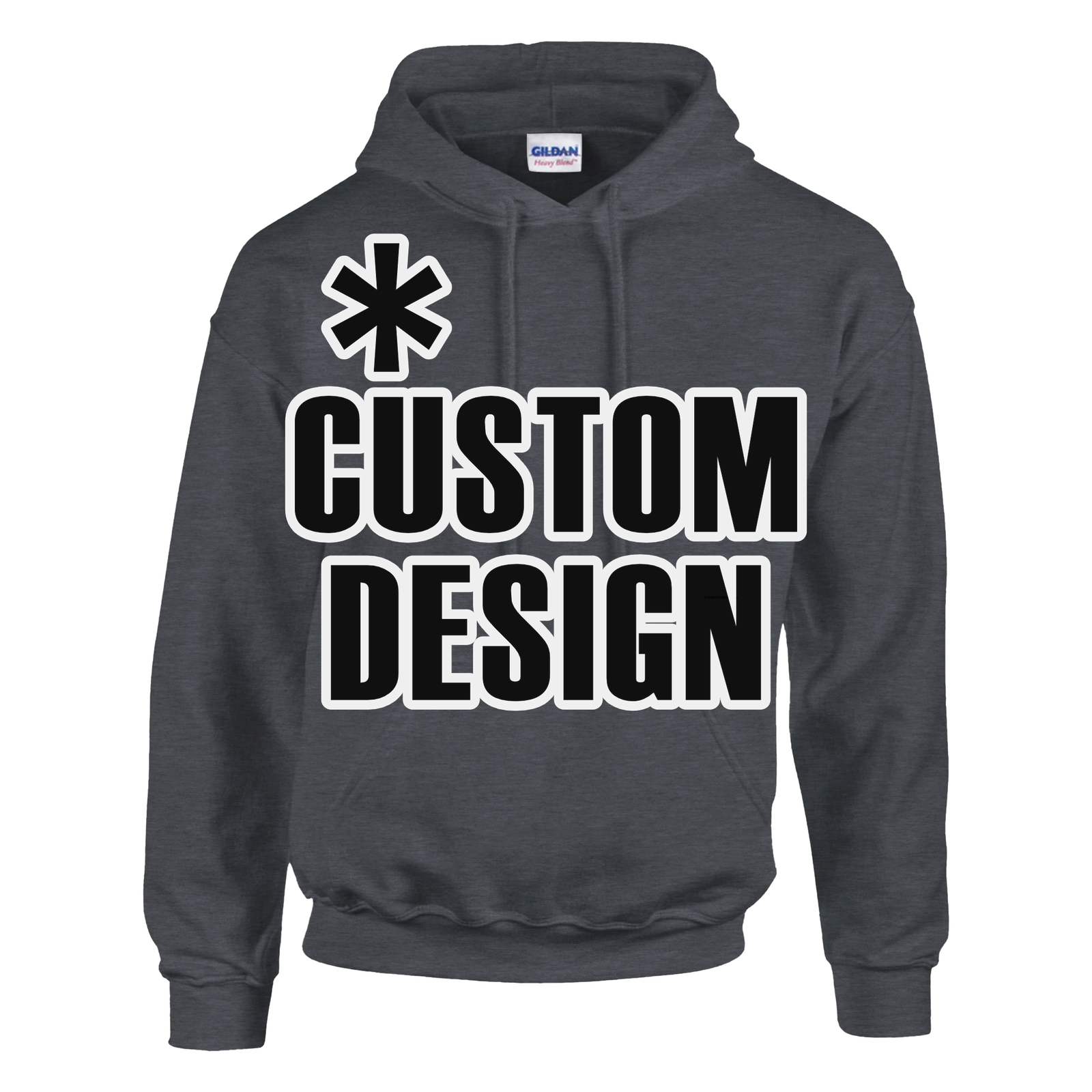 Hoodies for Good Custom design on a Hoodie: Pullover Adult. Color: Dark Heather