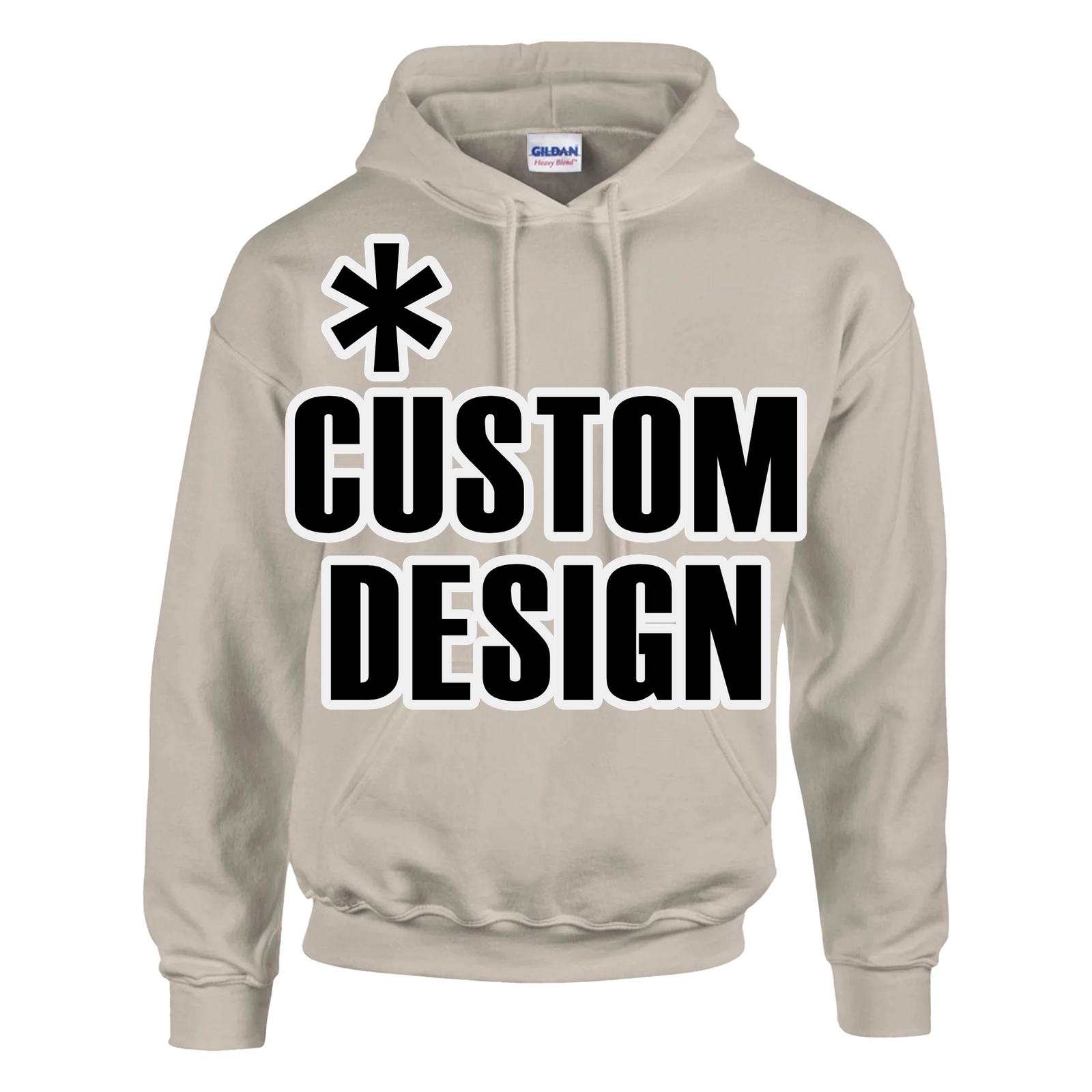 Hoodies for Good Custom design on a Hoodie: Pullover Adult. Color: Sand