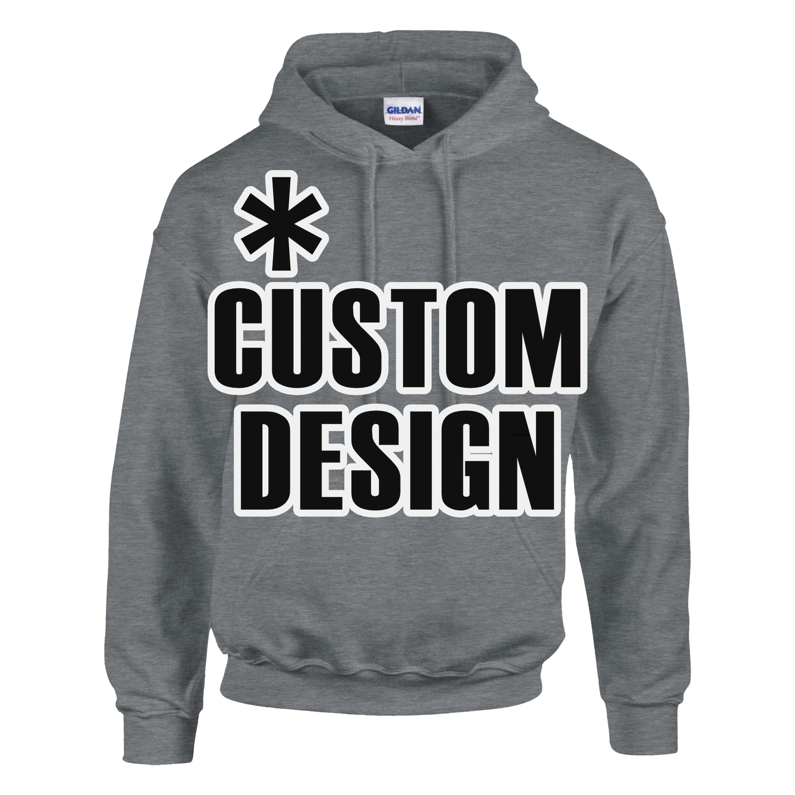 Hoodies for Good Custom design on a Hoodie: Pullover Adult. Color: Sport Grey