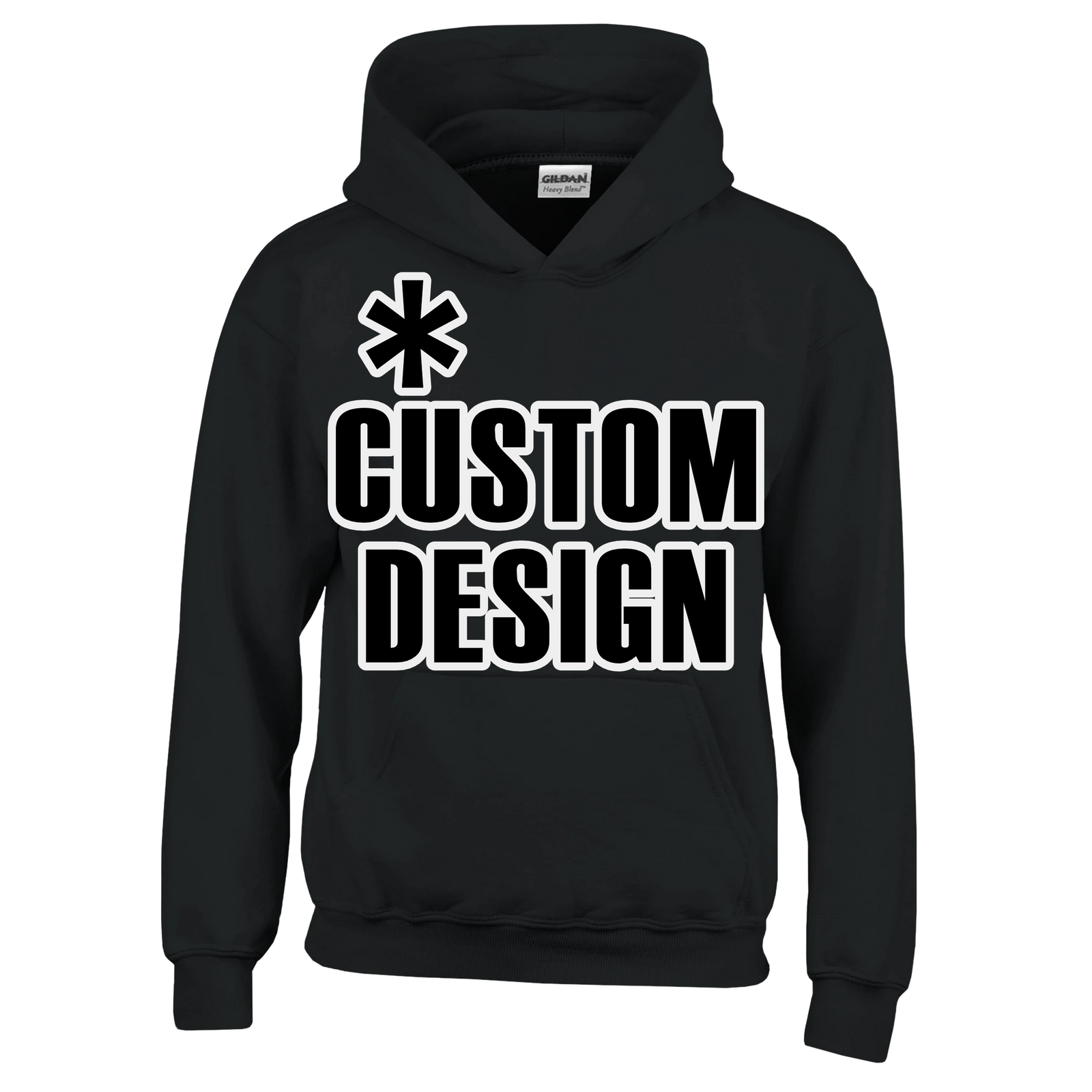 Hoodies for Good Custom design on a Kids Hoodie. Color: Black