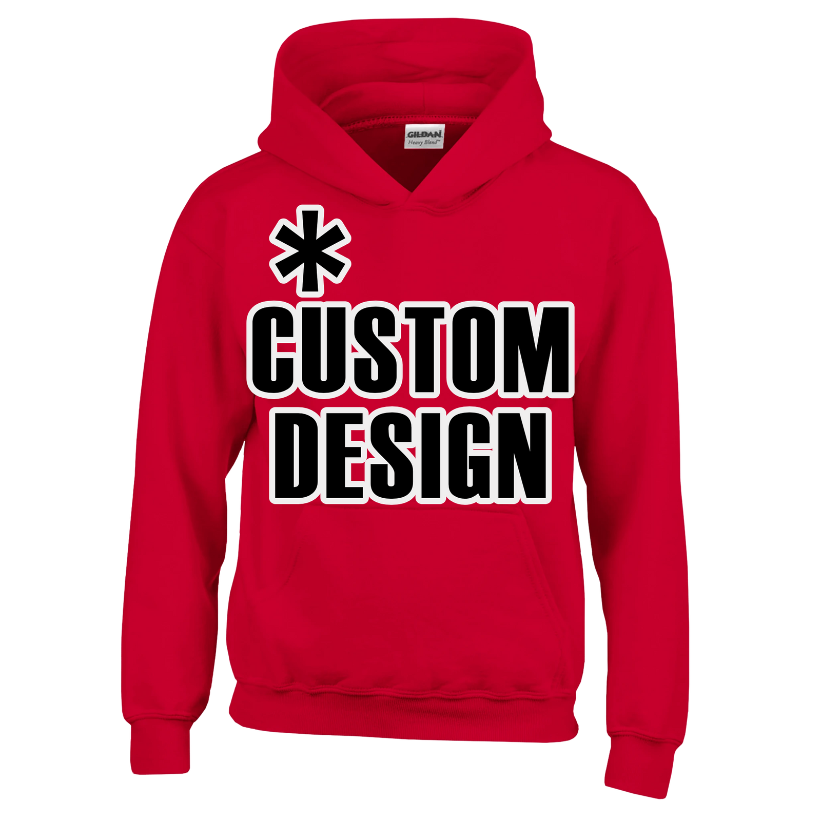 Hoodies for Good Custom design on a Kids Hoodie. Color: Red