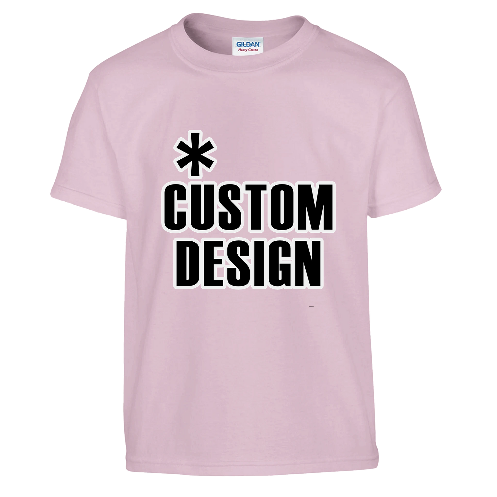 Hoodies for Good Custom design on a Kids T-shirt. Color: Light Pink