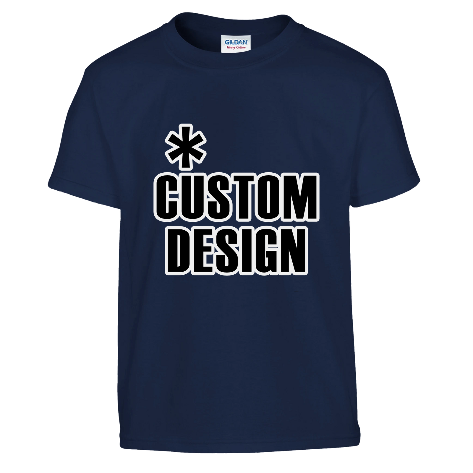 Hoodies for Good Custom design on a Kids T-shirt. Color: Navy
