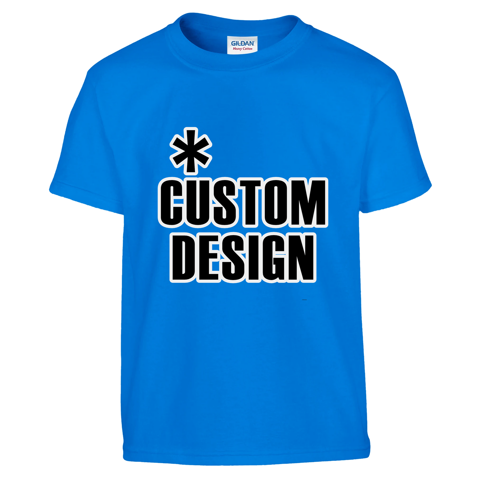 Hoodies for Good Custom design on a Kids T-shirt. Color: Royal