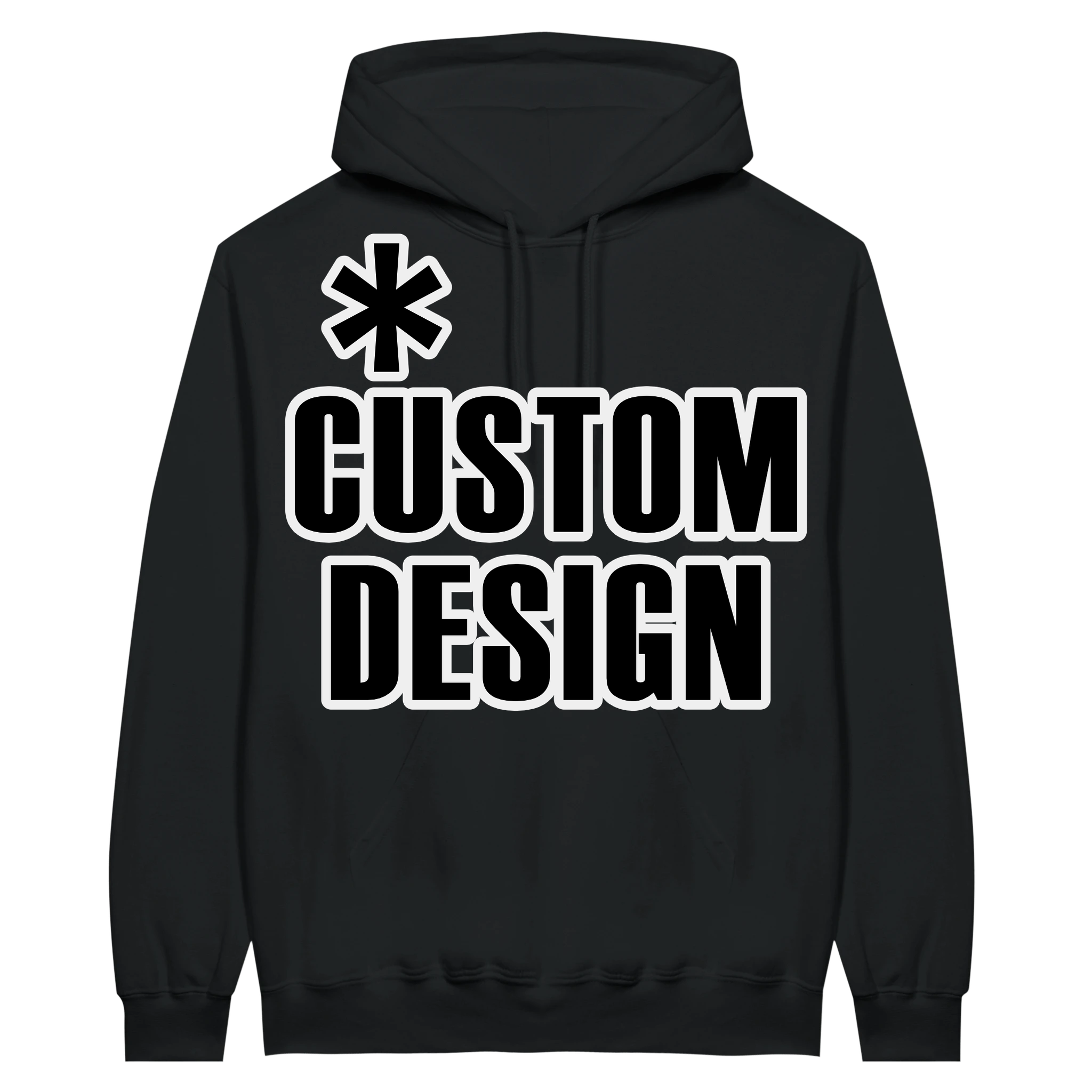 Hoodies for Good Custom design on a Hoodie: Adult Midweight Fleece. Color: Black