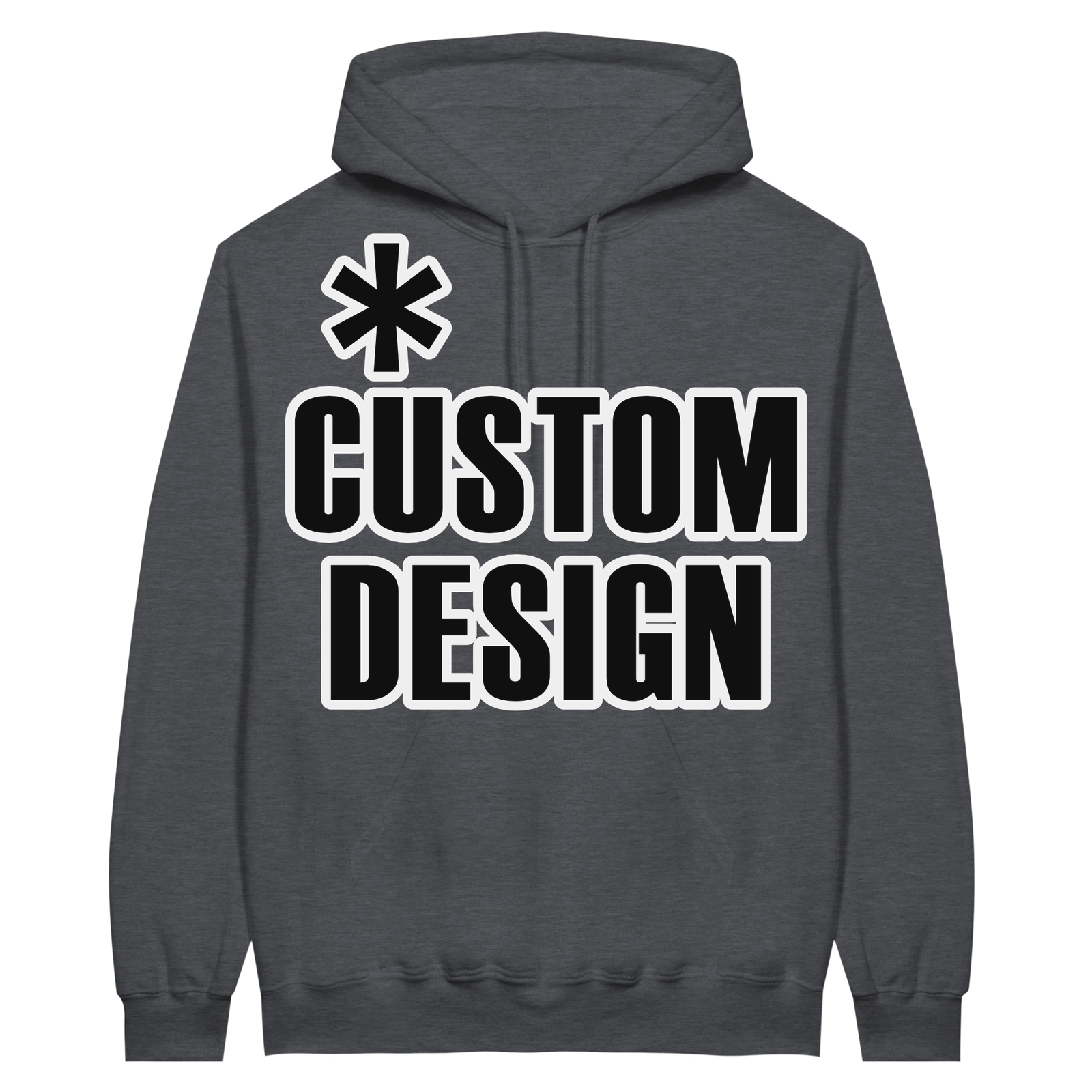 Hoodies for Good Custom design on a Hoodie: Adult Midweight Fleece. Color: Dark Heather