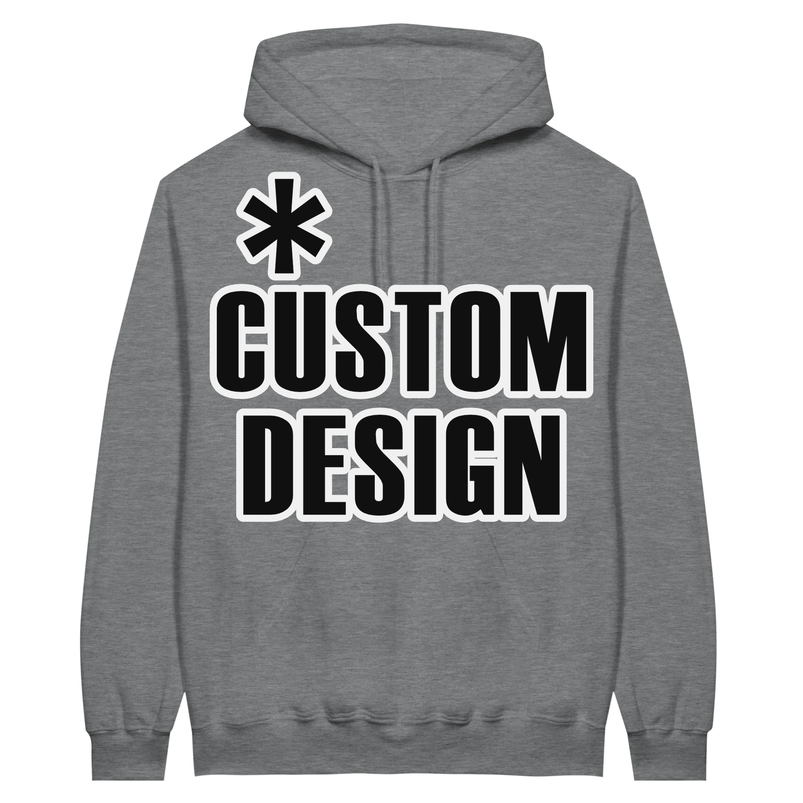 Hoodies for Good Custom design on a Hoodie: Adult Midweight Fleece. Color: ring spun sports grey