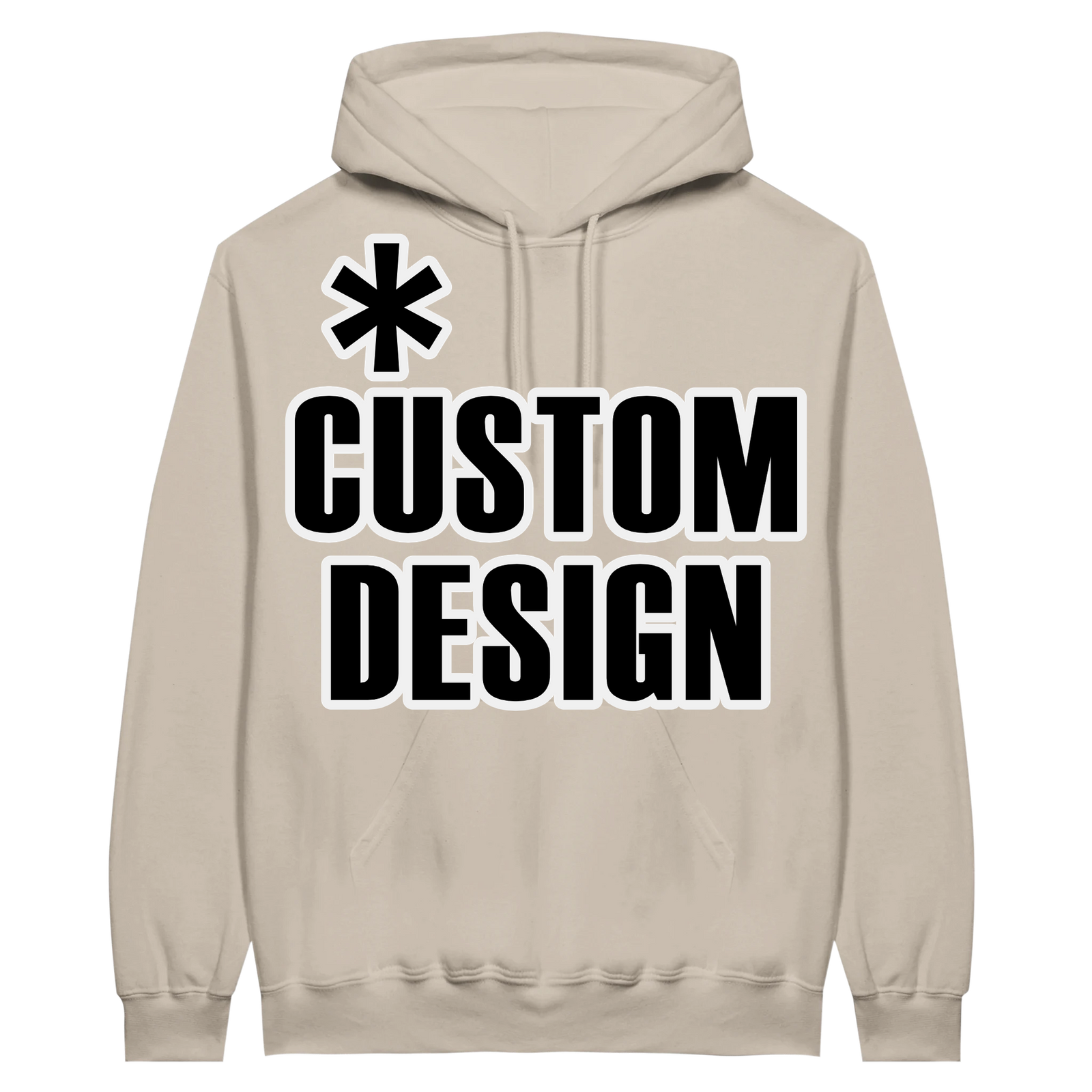Hoodies for Good Custom design on a Hoodie: Adult Midweight Fleece. Color: Sand