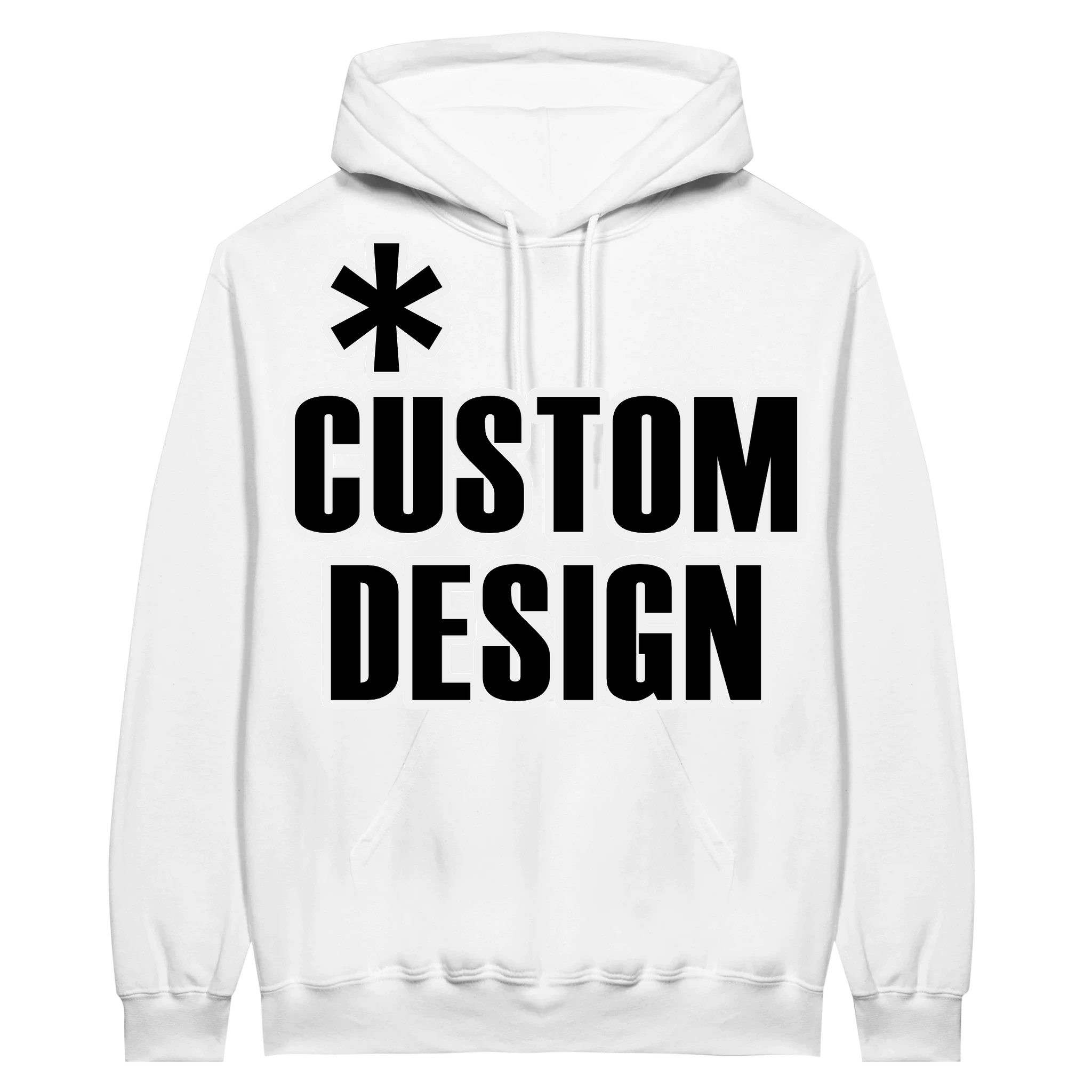 Hoodies for Good Custom design on a Hoodie: Adult Midweight Fleece. Color: White