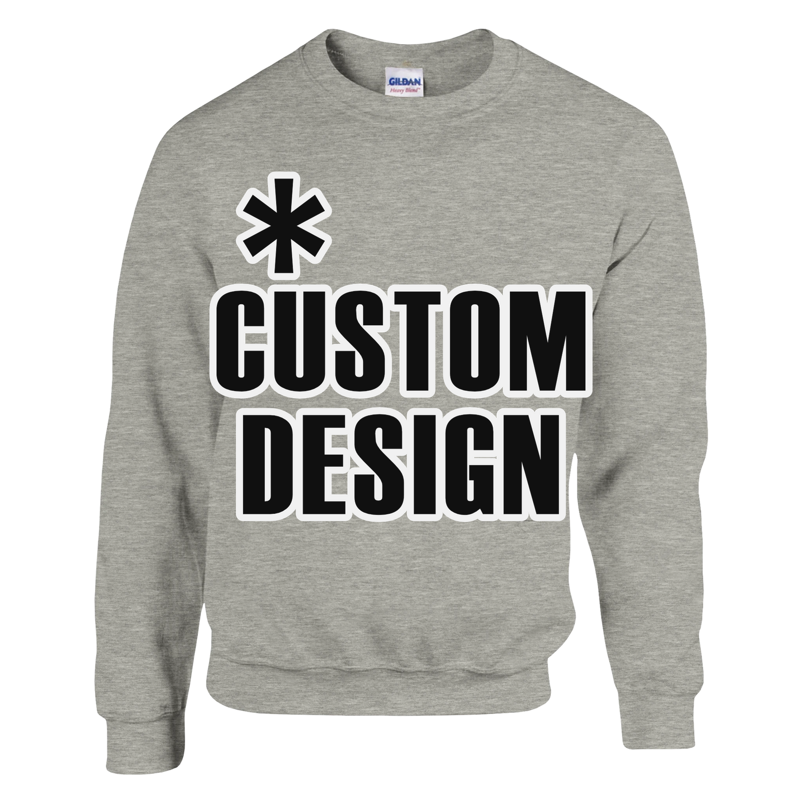 Hoodies for Good Custom design on a Sweatshirt: Unisex Crewneck. Color: Ash