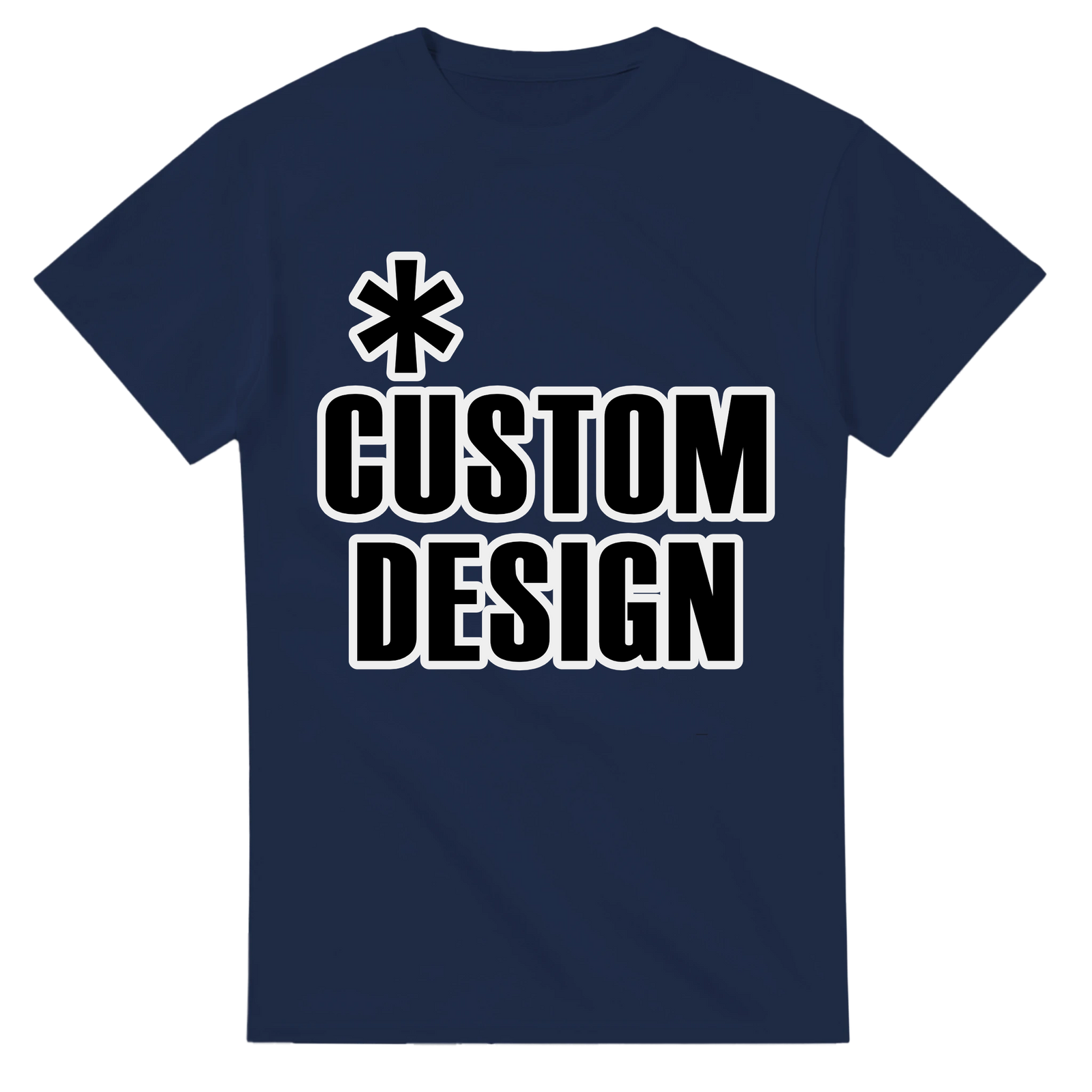 Hoodies for Good Custom design on a T-shirt: Heavyweight Crewneck. Color: Navy
