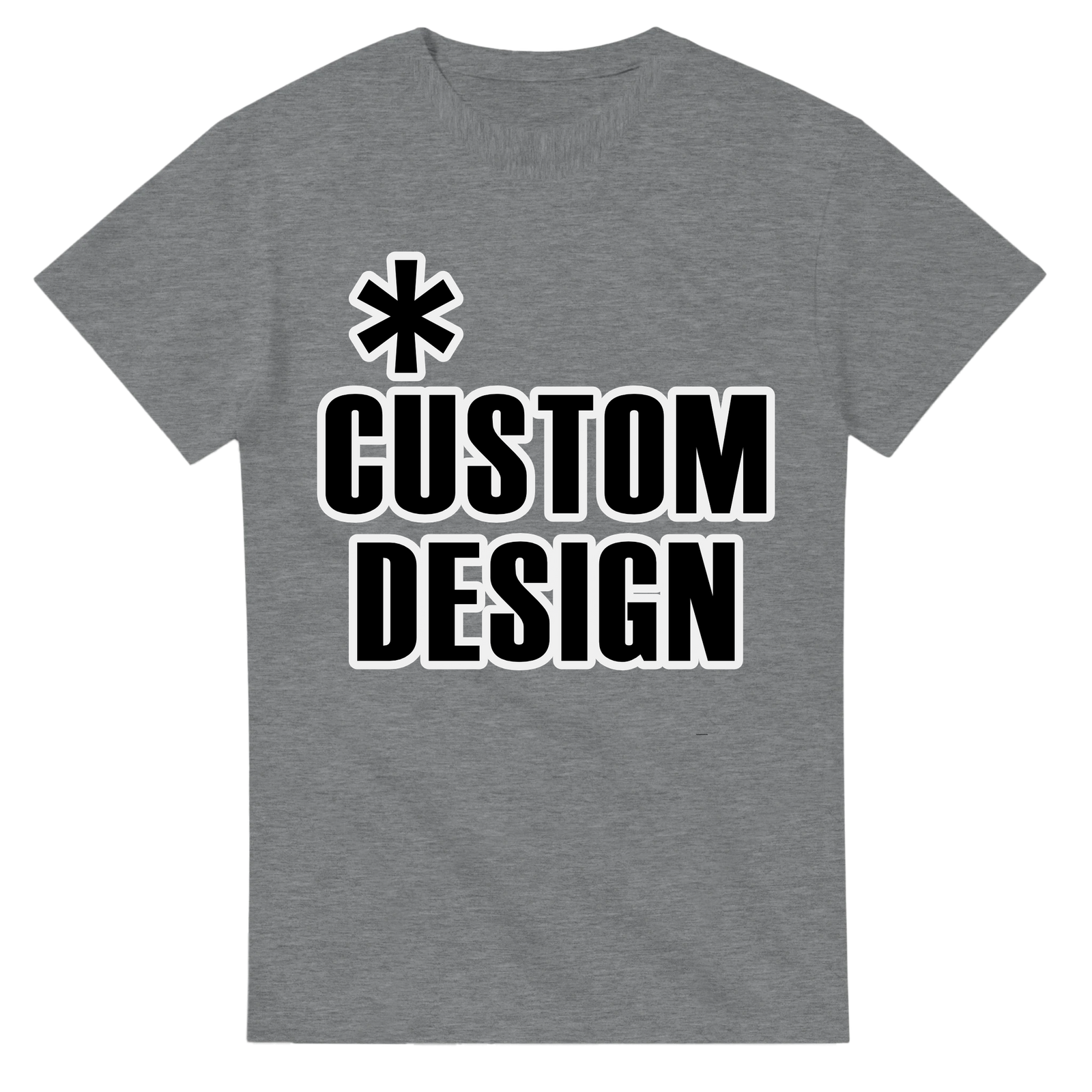 Hoodies for Good Custom design on a T-shirt: Heavyweight Crewneck. Color: Sport Grey