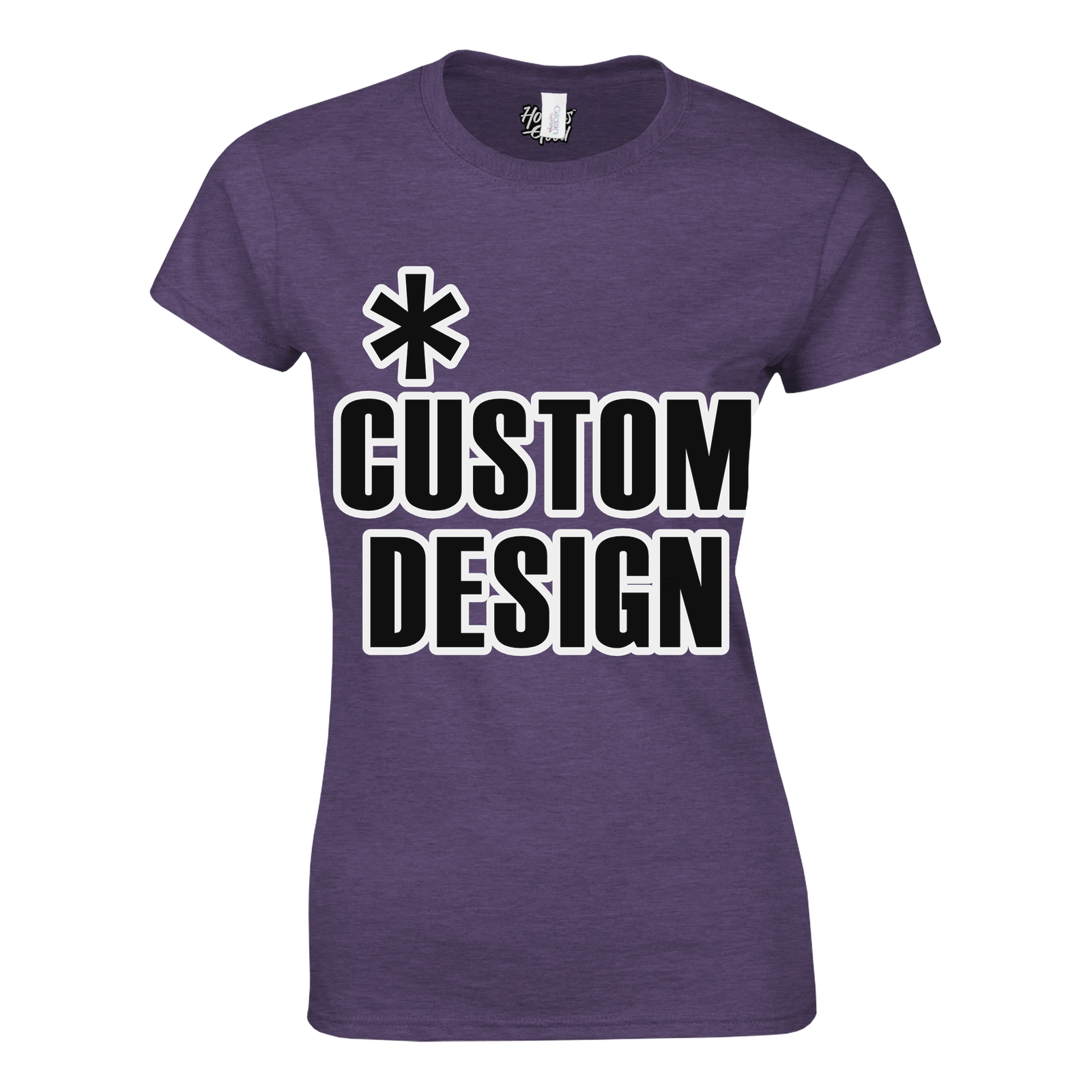 Hoodies for Good Custom design on a T-shirt: Women's Crewneck. Color: Heather Purple