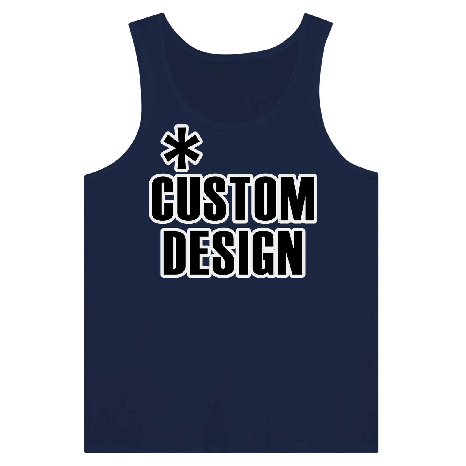 Hoodies for Good Custom design on a Tank Top: Premium Unisex. Color: Navy