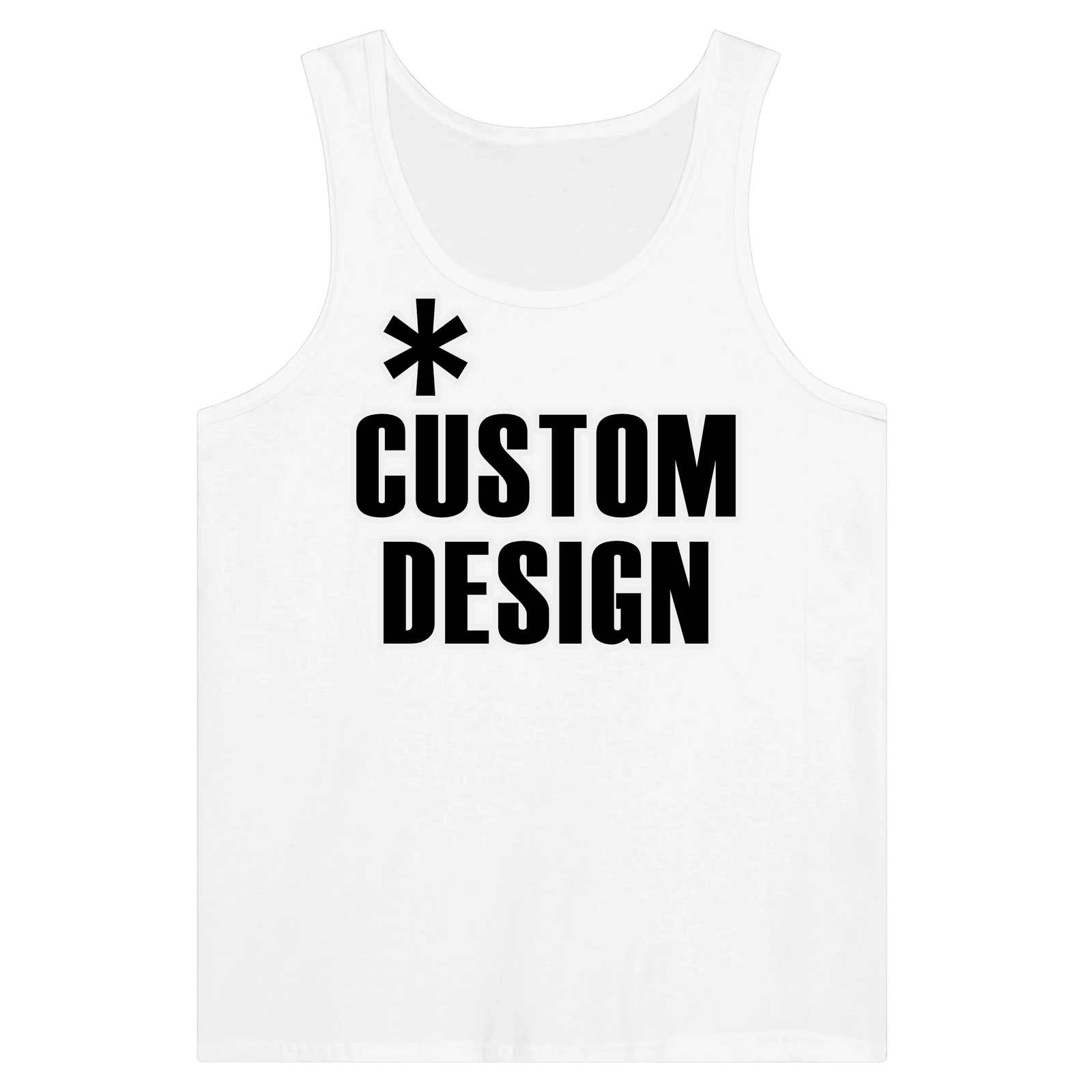 Hoodies for Good Custom design on a Tank Top: Premium Unisex. Color: White